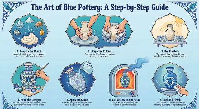 the art of blue pottery