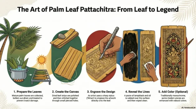 the art of palm leaf