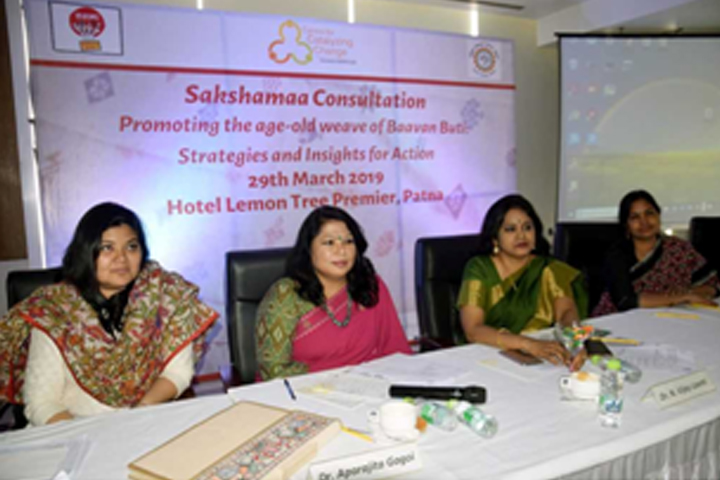 Sakshamaa Consultation to deliberate on revival of the Bawan Buti Craft of Bihar